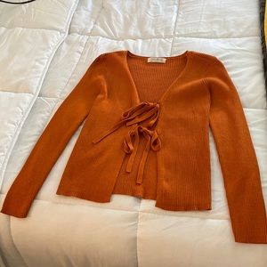 Rustic orange cover up